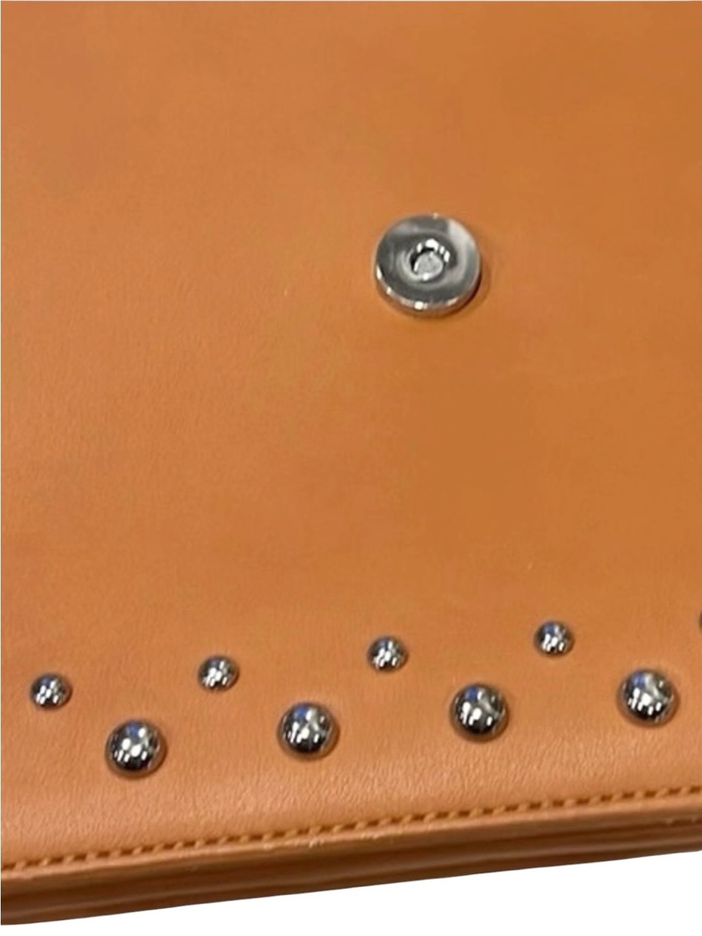 Western Brown Shoulder Bag Rhinestone Buckle Removable Strap New - Picture 5 of 9